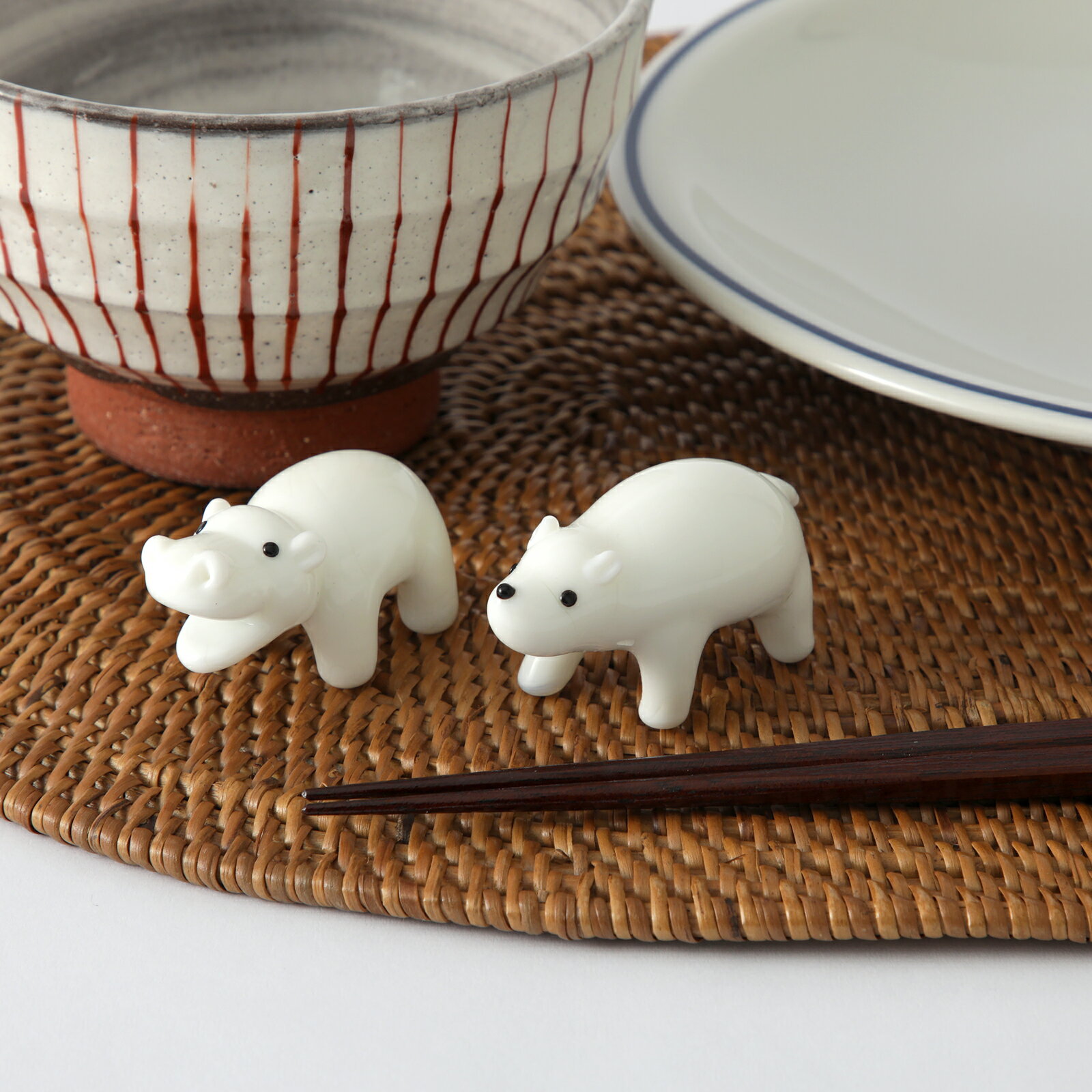 4個でメール便送料無料どうぶつ箸置...