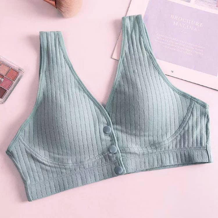 マタニティ ナイトブラ 3枚セット 授乳 コットン ベージュ ノンワイヤー ブラジャ...