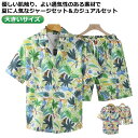 上下セット アロハシャツ メンズ 柄シャツ ハーフパンツ 半袖 夏服 アロハシャツ カジュアル セットアップ 半袖シャツ ショートパンツ ルームウェア 部屋着 ...