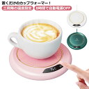 カップウォーマー コーヒーウォーマー 卓上 保温コースター ドリンクウォーマー 55℃/65℃/75℃の3段温度調節 USB給電式 ベッドサイド カップウォーマ...