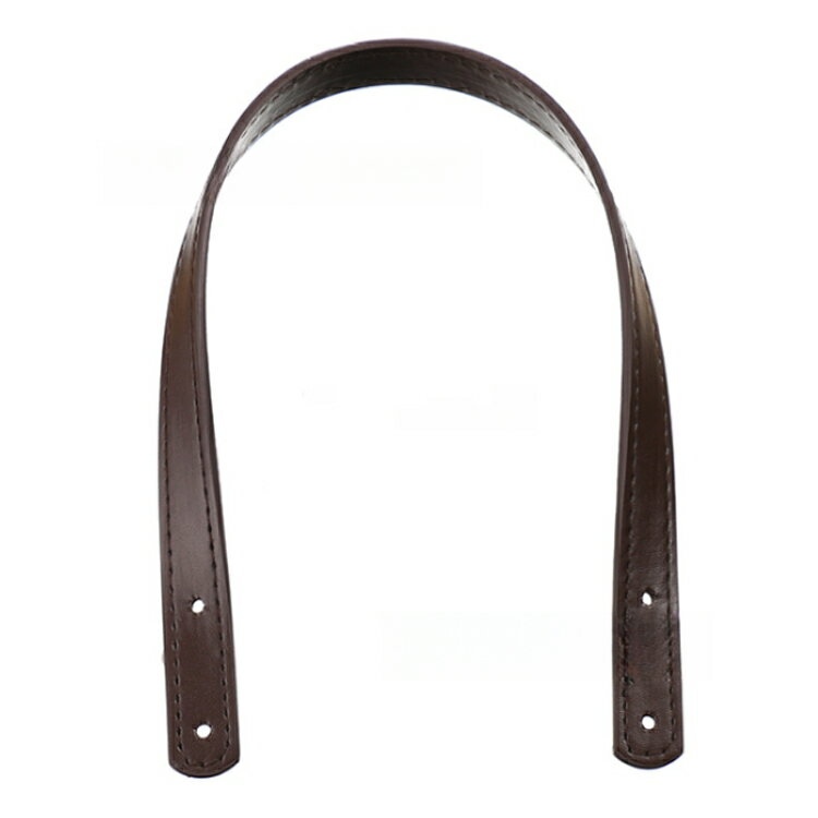 おしゃれ PUレザー 持ち手 持ち手 ハンドル 45cm×幅18mm ストラップ 手提げ 取っ手 付け替え 2本入り 合皮 カシメ 修理 トートバッグ ショルダー 2つ穴カシメタイプ カバン 交換 持ち手 DIY 手芸 長い トート 3