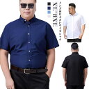 大きいサイズ ワイシャツ メンズ 半袖シャツ カッターシャツ Yシャツ L-8XL 白シャツ 大きめ ビジネスシャツ レギュラーカラー 通勤 就活 フォーマル 春 夏 父の日 送料無料(4)