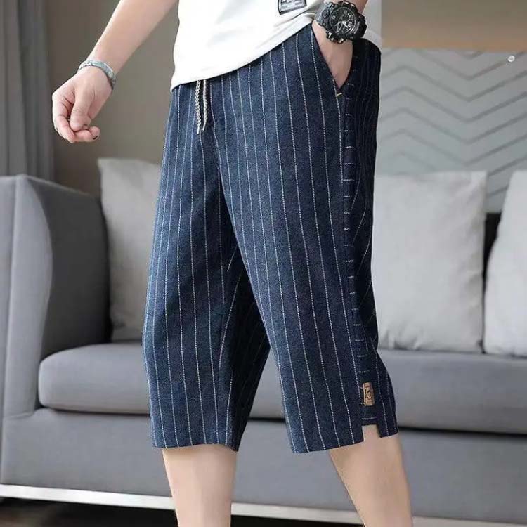 リネンパンツ メンズ ハーフパンツ リネンパンツ 7分丈パンツ 夏 7分丈 短パン 無...