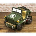 貯金箱 マネーバンク アーミー ジープ ミリタリー ガレージグッズ JEEP アウトドア サバイバル