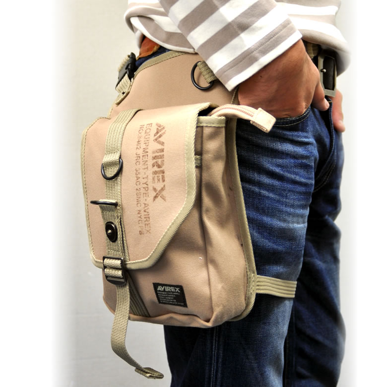 avirex アビレックス レッグバッグ レッグポーチ ショルダーバッグ ウエストバッグ ウエストポーチ 2way 斜めがけバッグ ミリタリー ブランド メンズ・バレンタイン・プレゼント (バッグ/かばん/おしゃれ/男性/通販/楽天)格安通販　バレンタイン　人気　ランキング