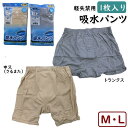 紳士用 介護パンツ 軽失禁吸水パンツ カタクラ キャロン トランクス 申又 M・Lサイズ 失禁パンツ 日本製【2枚までメール便】