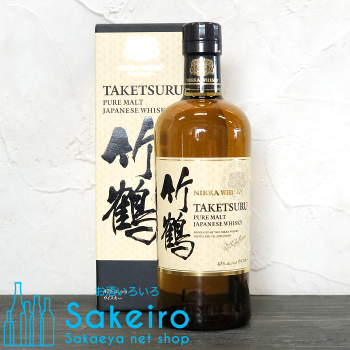 ニッカ 竹鶴 ピュアモルト 43％ 700ml ギフトBOX入り ウイスキー ジャパニーズウイスキーのサムネイル