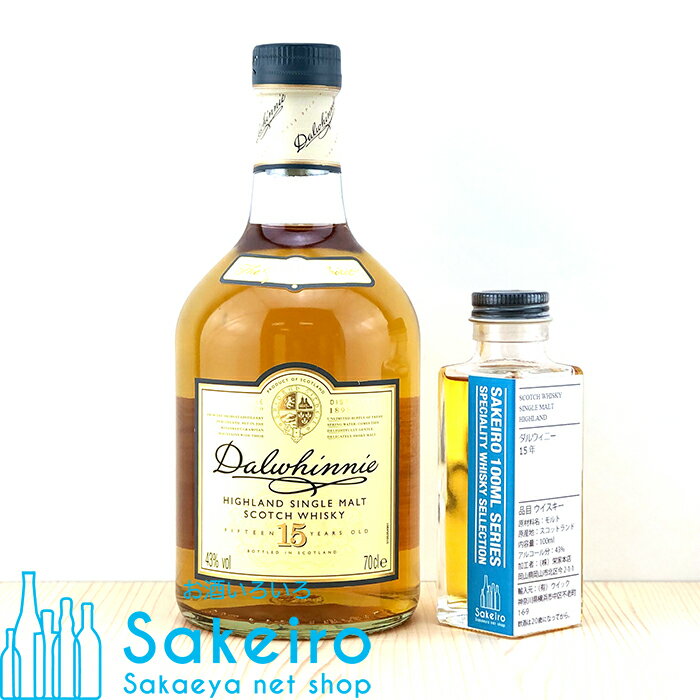 ダルウィニー 15年 43％ 100ml[ウイスキー][御歳暮 贈り物 御礼 母の日 父の日 御中元]