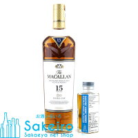 マッカラン 15年 ダブルカスク 40％ 100ml[ウイスキー][御歳暮 贈り物 御礼 母の日 父の日 御中元]