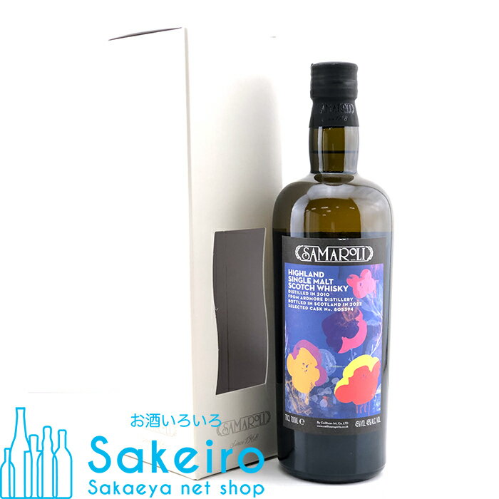 楽天Sakeiro net shop 栄家本店サマローリ アードモア 2010 バーボンバレル 45％ 700ml[ウイスキー][御歳暮 贈り物 御礼 母の日 父の日 御中元]