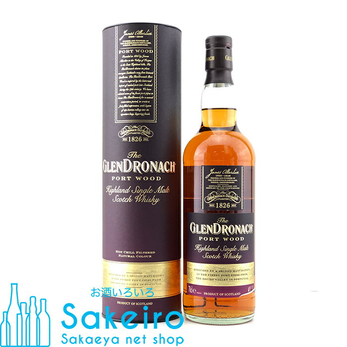 GLENDRONACH グレンドロナック ポートウッド 46％ 700ml[ウイスキー][御歳暮 贈り物 御礼 母の日 父の日 御中元]