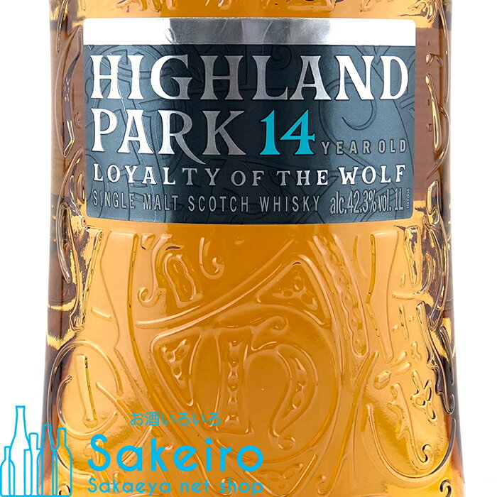 ハイランドパーク 14年 ロイヤルティ オブ ザ ウルフ 42.3％ 1000ml[ウイスキー][御歳暮 贈り物 御礼 母の日 父の日 御中元]