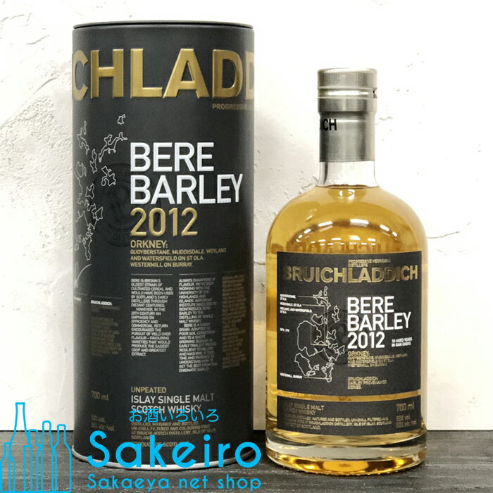 ブルックラディ ベア・バーレイ 2012 50％ 700ml[ウイスキー][御歳暮 贈り物 御礼 母の日 父の日 御中元]