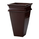 フラワーベース 花器 装飾 フラワー陶器 インテリア SQUARE VASE for(スクエア ベース) ●色:ブラウン 茶色 ●商品サイズ:幅17×高さ28(cm) 品番:120-967-200