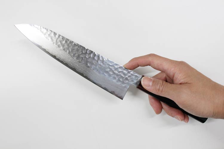 あす楽伊勢屋鍛造ダマスカス牛刀210mmI-4シェフナイフシェフズナイフ日本製MadeinJapan切れる包丁ナイフ
