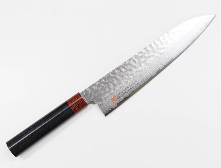 あす楽伊勢屋鍛造ダマスカス牛刀210mmI-4シェフナイフシェフズナイフ日本製MadeinJapan切れる包丁ナイフ