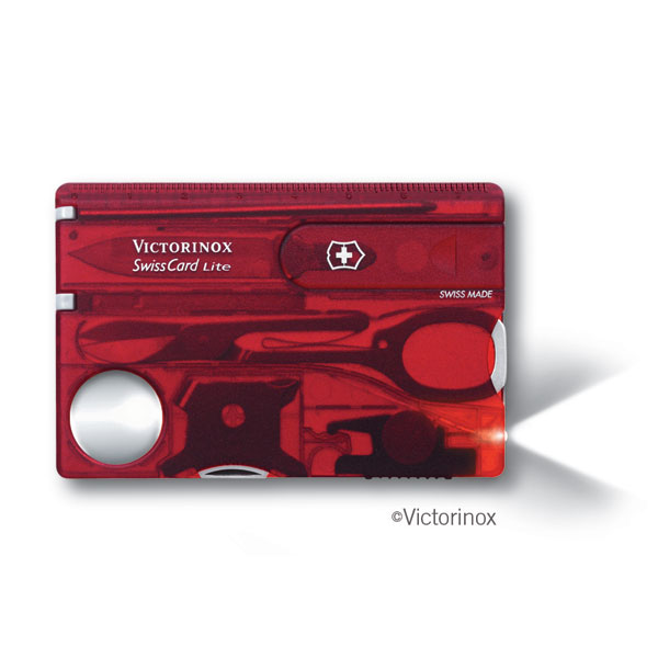 日本正規品 VICTORINOX ビクトリノックススイスカードライトT 全3色スケルトン レッド ブルー ブラック 防災 防災グッズ プレゼント 父の日 敬老の...