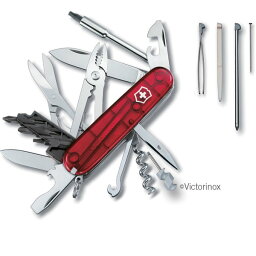 日本正規品 VICTORINOX ビクトリノックス サイバーツールM 91mm #1.7725.T サイバー パソコン 十徳ナイフ マルチツール ギフト プレゼント 父の日 敬老の日