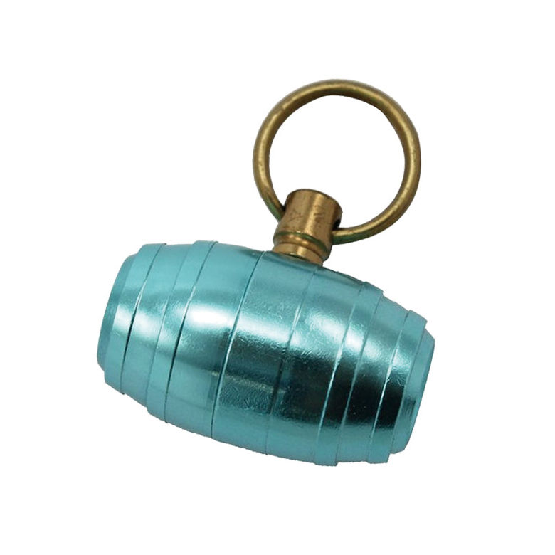 ペット 迷子 連絡先 A&F タル型ペット用IDカプセル ブルー L