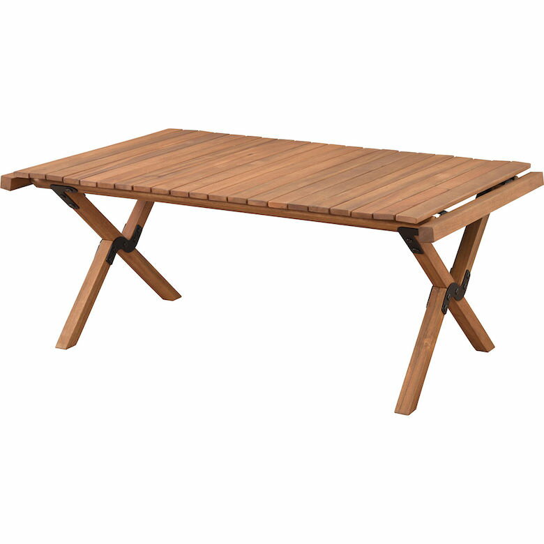 東谷 RP-611 マシュー ロールトップテーブル ライトブラウン