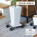プランタースタンド 角型 キャスター付き ココハル ポットプラントトローリー スクエア 鉢のせ台 鉢台 ガーデンスタンド ガーデニング用品