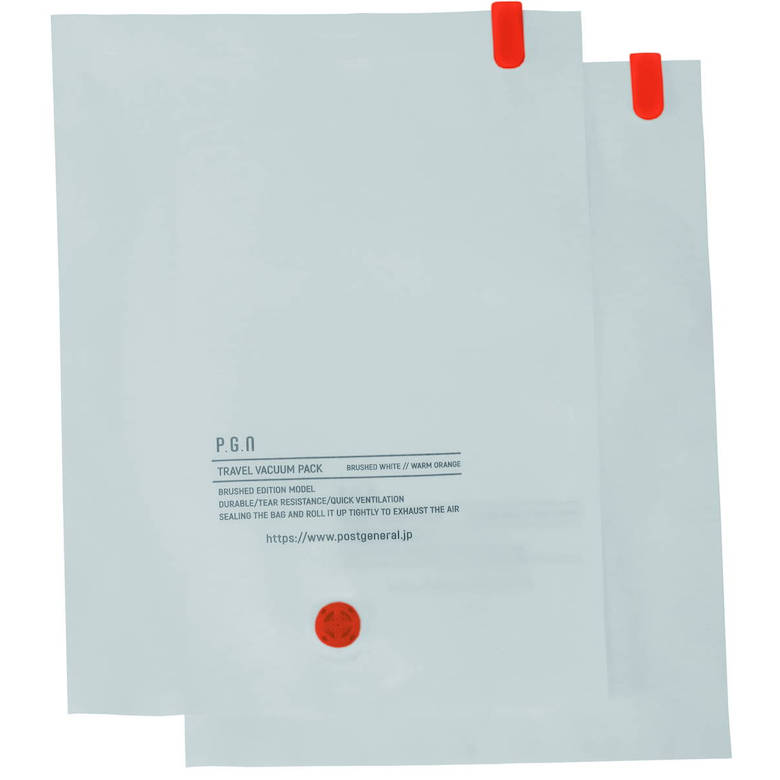 トラベルバキュームパック S BWH パック2 シンプル 旅行用品 圧縮袋 掃除機不要 新生活 おしゃれ クレエ POST GENARAL シンプル