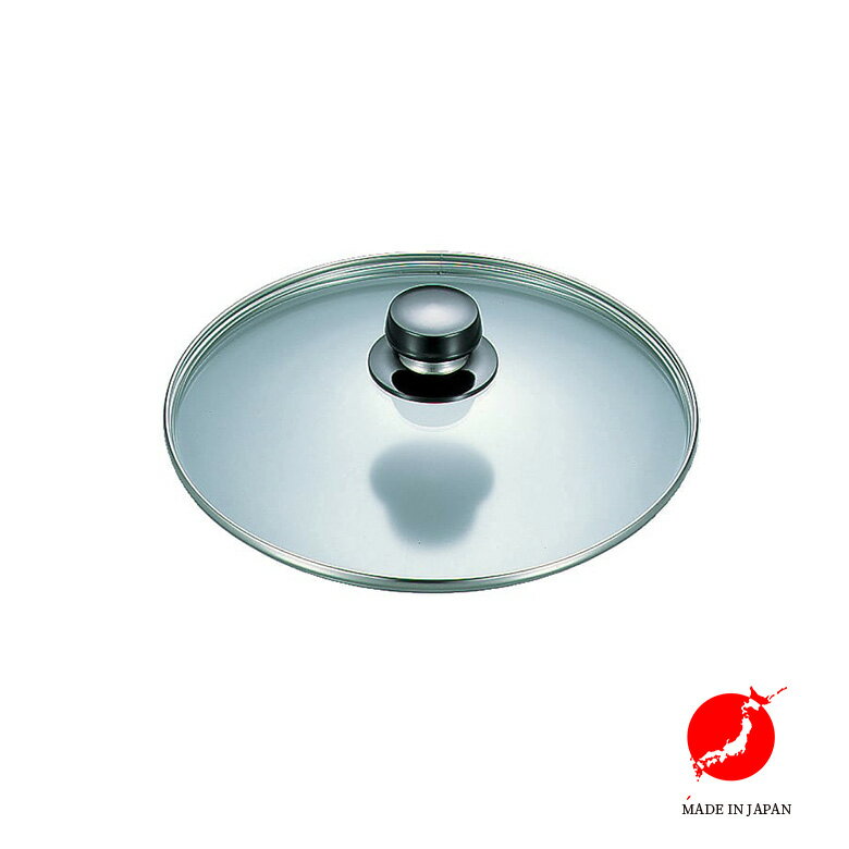 フジノス IHパン用 ガラス蓋 22cm 高品質 日本製 国産 ガス IH 対応 高級 調理器具 お祝い ステンレス