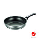 フジノス フジIH いため鍋 DX 27cm 内面フッ素樹脂加工 高品質 日本製 国産 ガス200V IH 対応 高級 ステンレス