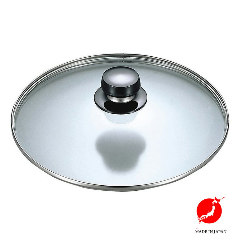 フジノス IHパン用 ガラス蓋 27cm 高品質 日本製 国産 ガス IH 対応 高級 調理器具 お祝い ステンレス