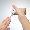 グリーンベル ステンレス製高級つめきりS 金属キャッチャー付 G-1115 日本製 爪切り ツメキリ つめ切り 高級 ステンレス プレゼント 切れ味 小さい爪