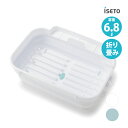 iseto おりたたみ水切りバスケット I-605 容量6.8L 折りたたみ 折り畳み 水切りラック コンパクト 片付け 整理整頓 掃除 清掃 シンク 台所 食器立て カトラリー お弁当箱 調理器具 お皿 グラス ステンレスボトル 水筒 キッチン収納 雑貨