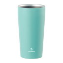 カクセー クリーンパウダー 真空二重タンブラー 450ml ミント ホワイト CLE-03M CLE-03W