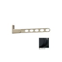 川口技研 ホスクリーン 屋外窓壁用 物干 ものほし HKL-85-BL 1本 ブラック HKL型 85cm 屋外用 洗濯 ランドリー
