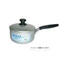 片手鍋 アルミ シンプル 使いやすい 万能 前川金属工業所 ロイヤル片手鍋 18cm 4977906711186