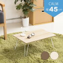 永井興産 カームテーブル 45 CALM-45 折りたたみ 机 つくえ テーブル 一人暮らし 新生活 買い替え シンプル おしゃれ モダン