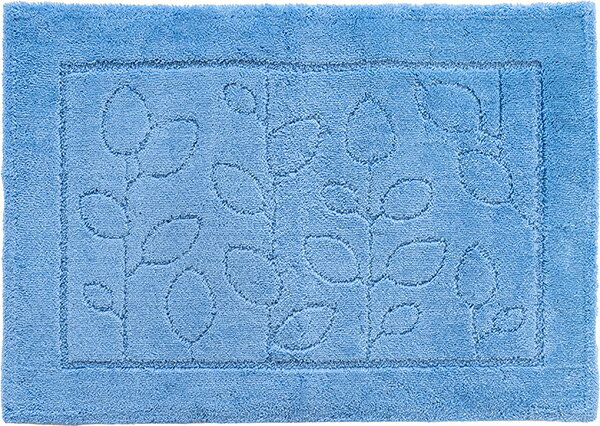 乾度良好ファイン 60×85cm バスマット ブルー 抗菌 防臭 滑り止め 洗濯 洗える 吸水 速乾 お風呂マット 足ふきマット