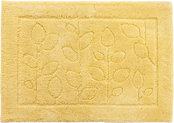 乾度良好ファイン 60×85cm バスマット イエロー 抗菌 防臭 滑り止め 洗濯 洗える 吸水 速乾 お風呂マット 足ふきマット
