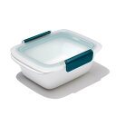 OXO プレップ&ゴーコンテナ 0.8L 11302000 国内正規品 オクソー 保存容器 キャニスター コンテナ 冷凍 冷蔵 保存 電子レンジ 下ごしらえ お弁当箱 作り置き 持ち運び 収納 収納ケース 中身が見える パッキン 液漏れしない 密封容器 密封 食洗機対応