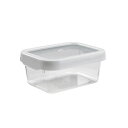 OXO ロックトップコンテナ 0.9L S レクタングル 1117780 国内正規品 オクソー 保存容器 お弁当箱 お弁当 透明 惣菜 漬物 ハム 保存 持ち運び 容器 液漏れしない 漏れない 密封 密封容器 少量 作り置き 下ごしらえ シンプル おしゃれ 食洗機対応