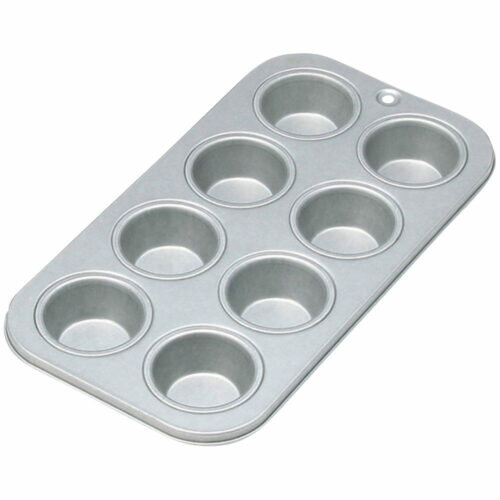 楽天堺の刃物屋さん　こかじタイガークラウン Cake land プチ フール 丸型 ＃2324 8P 天板 マフィン マドレーヌ マドレーヌ型 焼き菓子 お菓子 製菓 日本製 国産 ミニ ケーキ ケーキ型