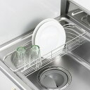 Hi D型スリムバスケット シンク 水切り 小物置き スポンジラック キッチン 台所 簡単 スリム 便利 燕三条 日本製