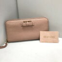 【中古】miu miu ラウンドファスナー