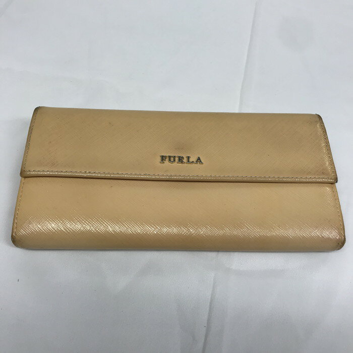 【中古】フルラ 二つ折り長財布 レ