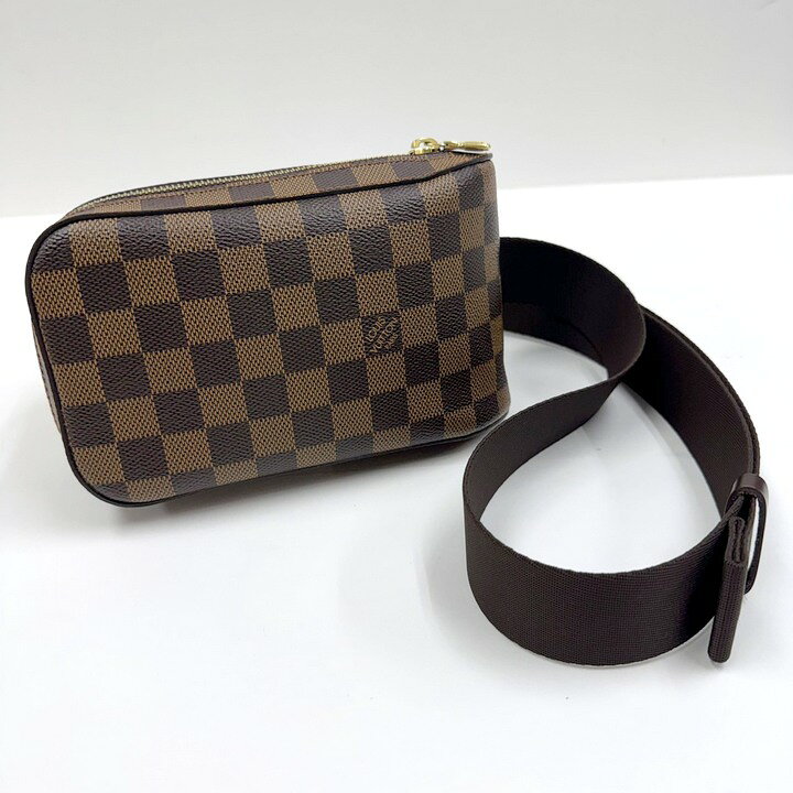 LOUIS VUITTON ルイヴィトン ジェロニモス ボディバッグ ダミエ エベヌ N51994 CA1015【中古】