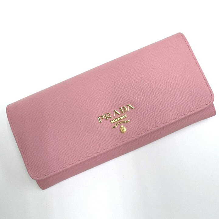 美品✨ PRADA 長財布 カードケース付 ヴィッテロムーブ メタルロゴ ピンク 美品✨ PRADA 長財布 カードケース付 ヴィッテロムーブ メタルロゴ