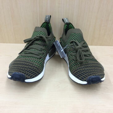 【中古】アディダス メンズスニーカー NMD R1 カーキ/グリーン サイズ27.5cm CO2389[jggS]