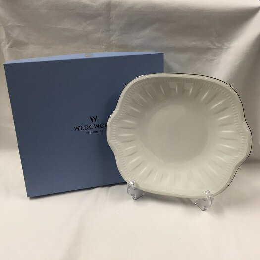 中古】ウェッジウッド プレート コロシアムプラチナ お皿[jggG]