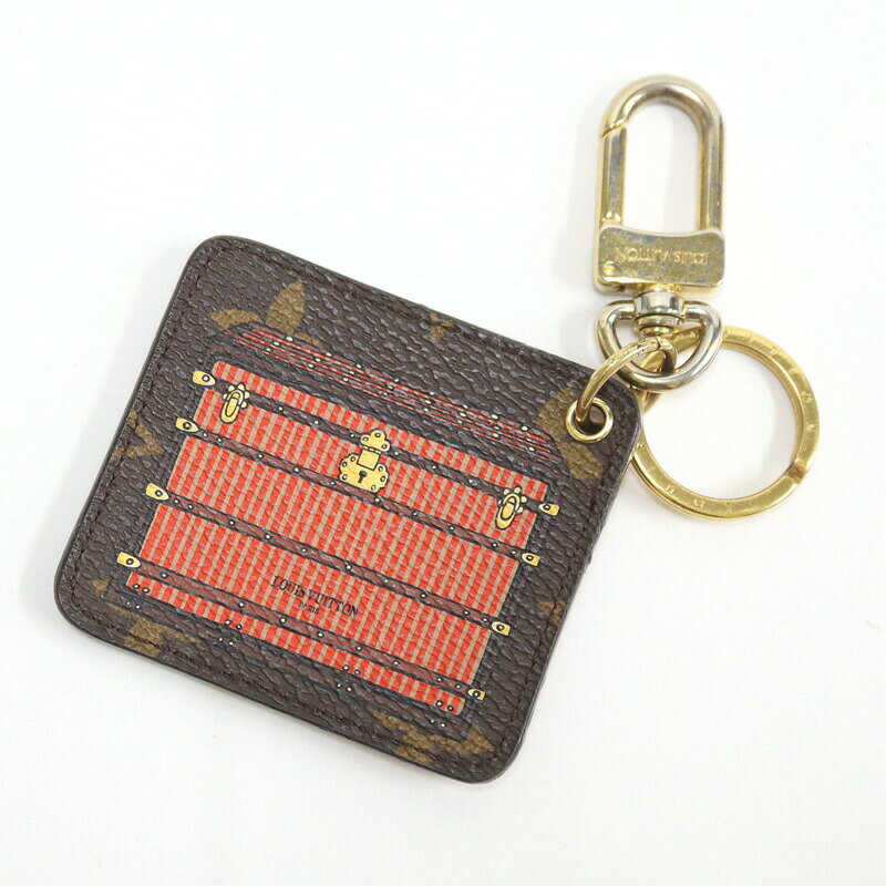 LOUIS VUITTON ルイヴィトン ポルトクレ イリュストレ トランク バッグチャーム モノグラム M66967【中古】