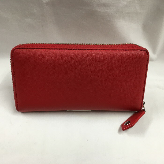 VivienneWestwood ラウンドファスナー 長財布 レッド [jgg]【中古】