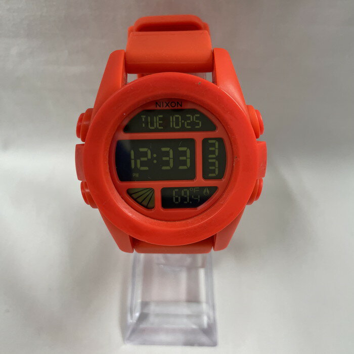 NIXON 腕時計 クオーツ オレンジ A197-1156 ラバー [jgg]【中古】
